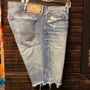 Denim and Supply Distressed Cut-off Jeans Shorts